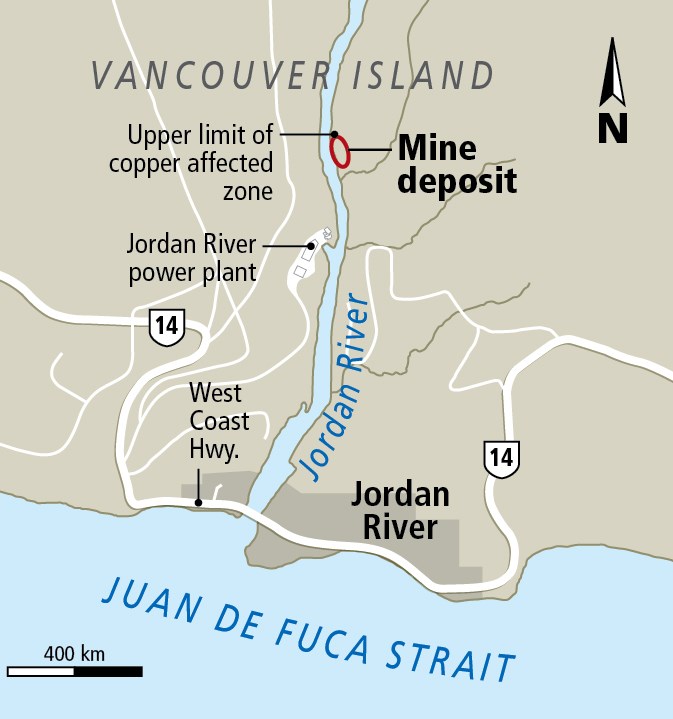 Jordan River mine deposit