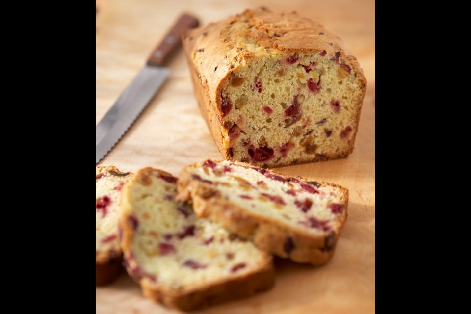 Elisabeth's cranberry bread is a tasty holiday treat that children can help make.