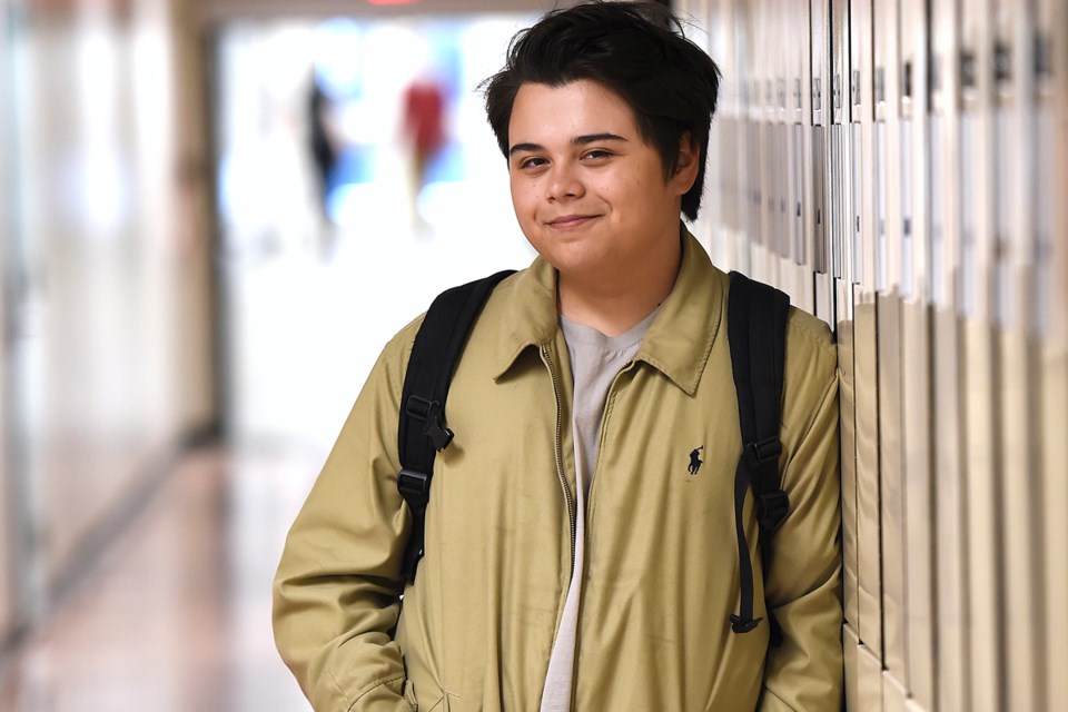 Isaiah Lehtinen is among a steady number of indigenous students in 鶹ýӳwho continue to graduate from high school and pursue a post-secondary education. Photo Dan Toulgoet
