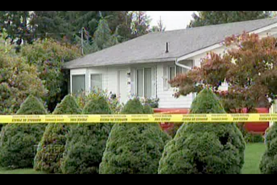 Site of shooting: 2345 Urquhart Ave. in Courtenay. Oct. 5, 2016.