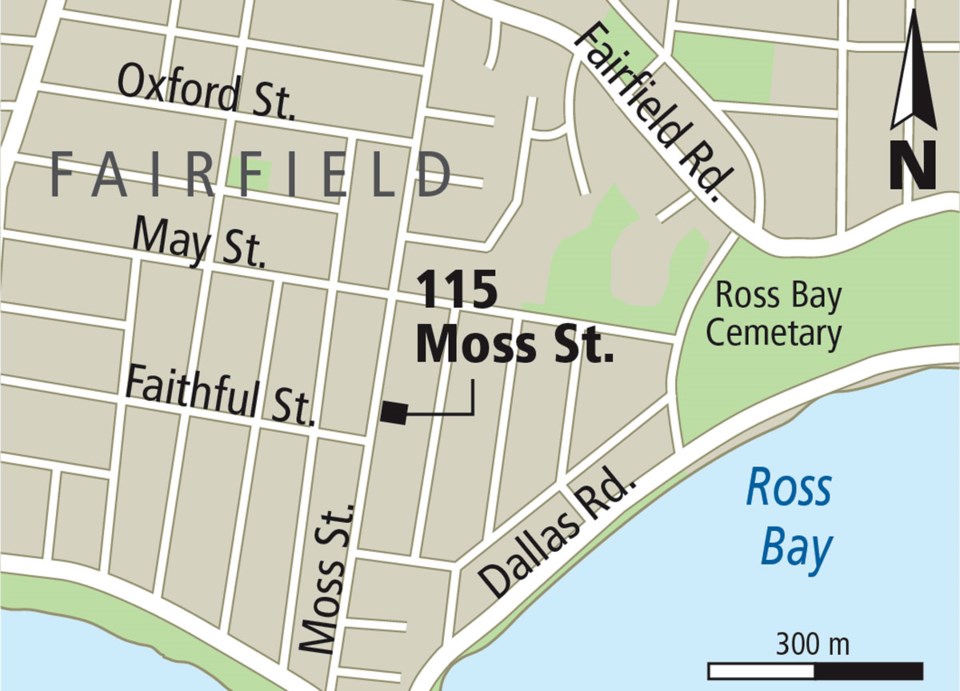 Map - 115 Moss St.