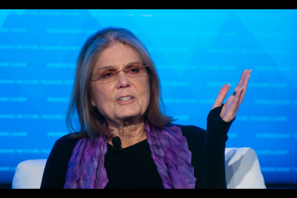 Gloria Steinem speaks at the Progress summit in Ottawa in April. The groundbreaking feminist's latest book chronicles her lifetime spent travelling around the world.