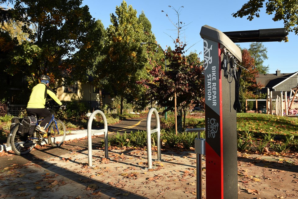 The park board is unveiling one of its newest parks, located in a leafy residential neighbourhood at Yukon and 17th this week. It’s also looking for suggestions for the new park’s name. Photo Dan Toulgoet
