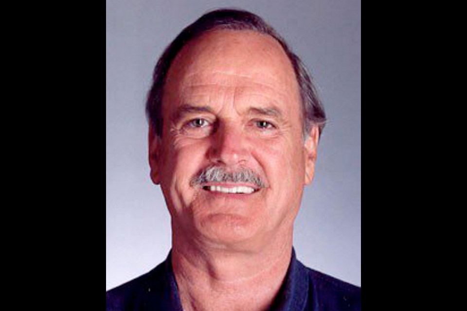 John Cleese is performing sold-out shows with Eric Idle at the McPherson Playhouse from Sunday to Tuesday.