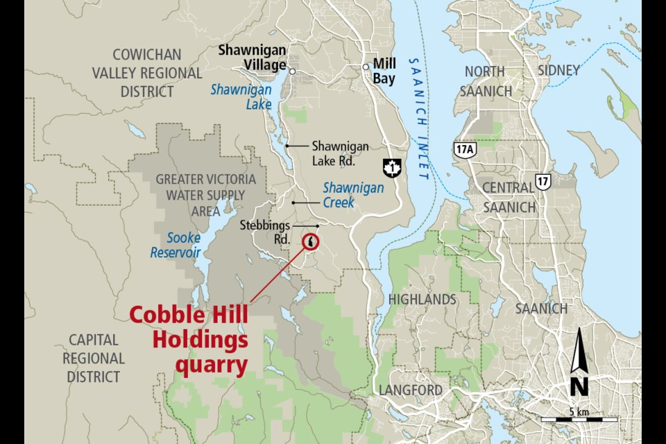 Pollution risks found at quarry near Shawnigan Lake Victoria Times Colonist