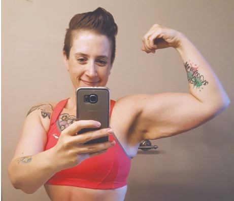 Grace Flack says that her body is a culmination of years of things that can take a toll on anyone, but its