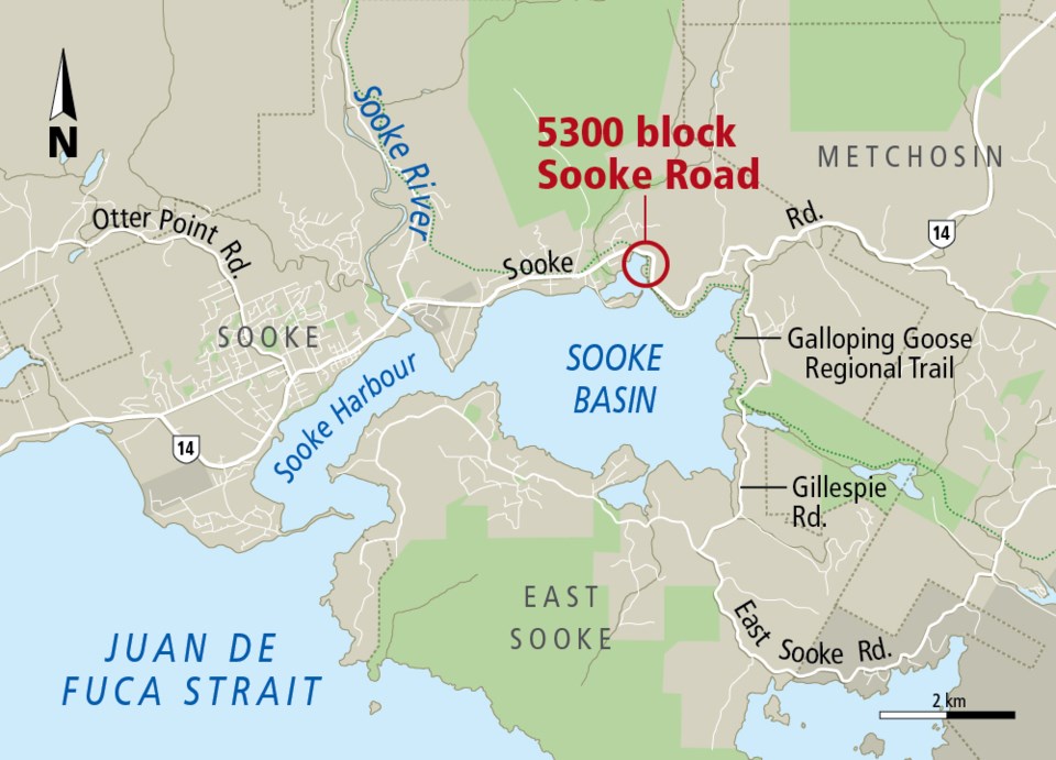 5300-block of Sooke Rd.