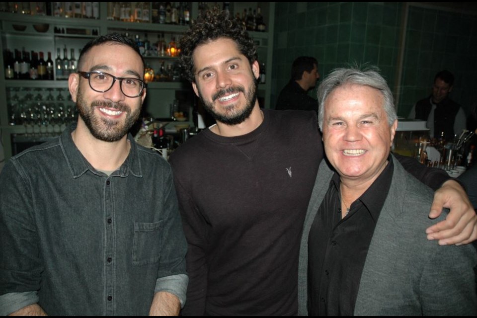 Ignacio Arrieta and Marcelo Ramirez, owners of La Mezcaleria and La Taqueria, and Manuel Otero, president of the Mexican Business Association of Canada, celebrated the official launch of La Mezcaleria’s second storefront in Gastown.
