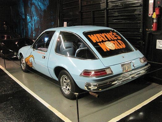 The pale blue AMC Pacer that hosted a most excellent performance of “Bohemian Rhapsody” recently sold at auction for $37,400. photo supplied Thomas Machnitzki/Wikimedia