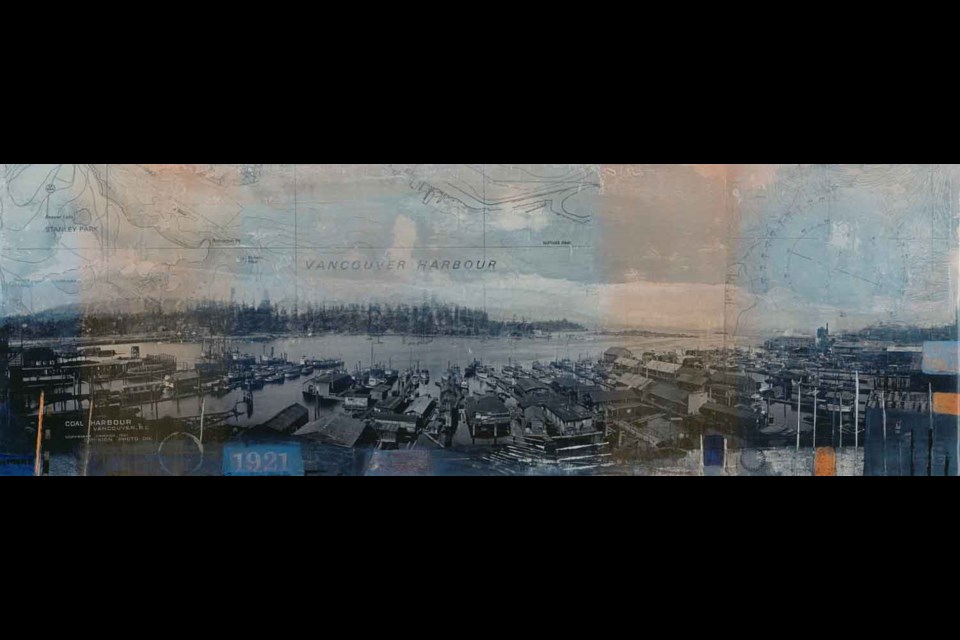 Coal Harbour, by Sabine Simons, is part of a new exhibition opening at Deer Lake Gallery.