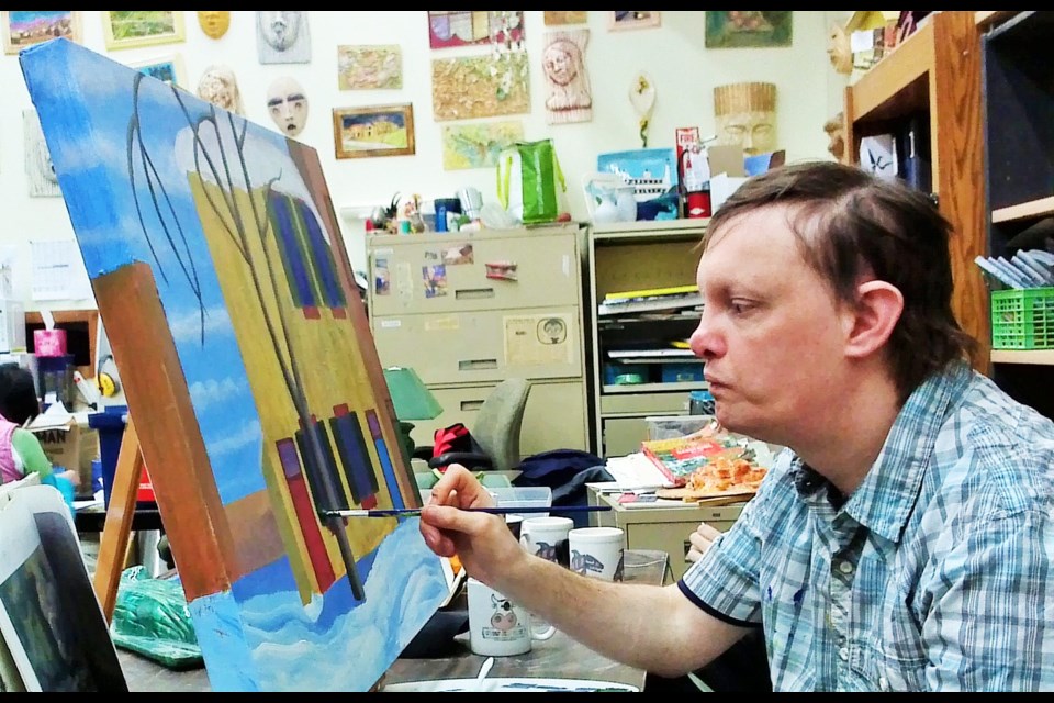 Dan Tell of Burnaby is one of the artists featured in the upcoming Inclusion Art Show.