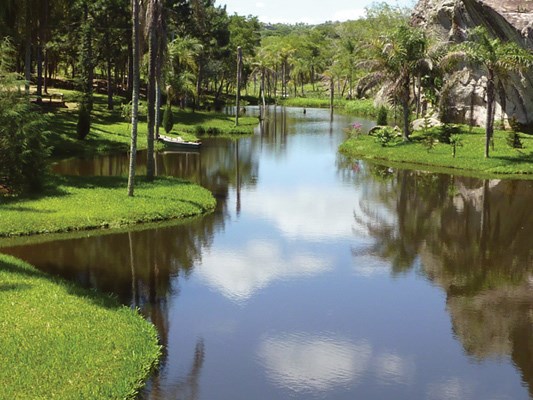 Rural Paraguay has spectacular campgrounds such as Cabana Ita Kua.