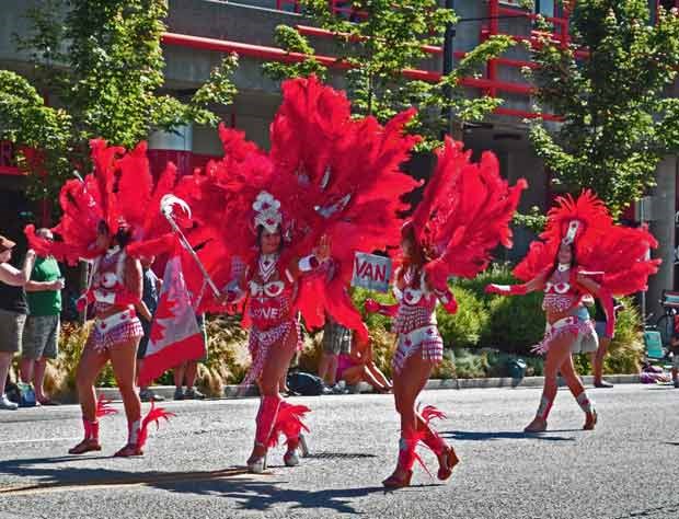 Carribean Days Parade Dancers Head down Lonsdale during the Carribean days Festival Parade Saturday July 23rd
