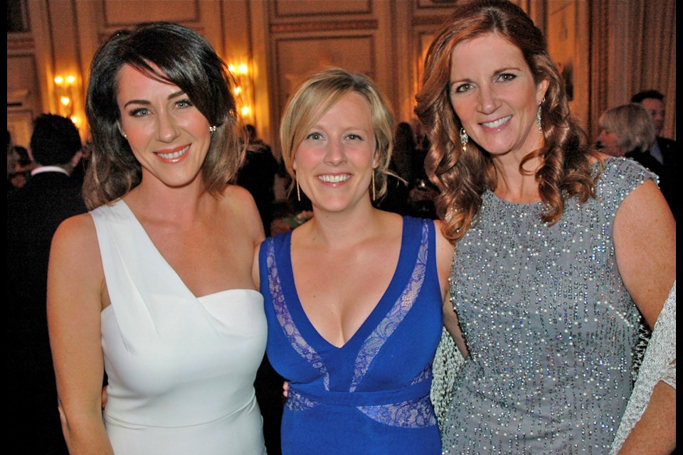 Gala committee members Kristi Gordon and Lara Howsam along with Global TV’s Lynn Collier helped make sweet dreams come true for the sick children and their families who stay at Ronald McDonald House each year.