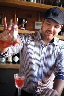 L'Abbatoir bartender Shaun Layton will get you humming Christmas carols once again.