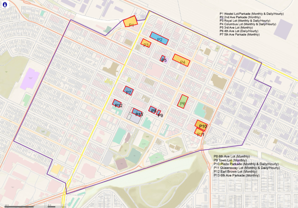 Parking map