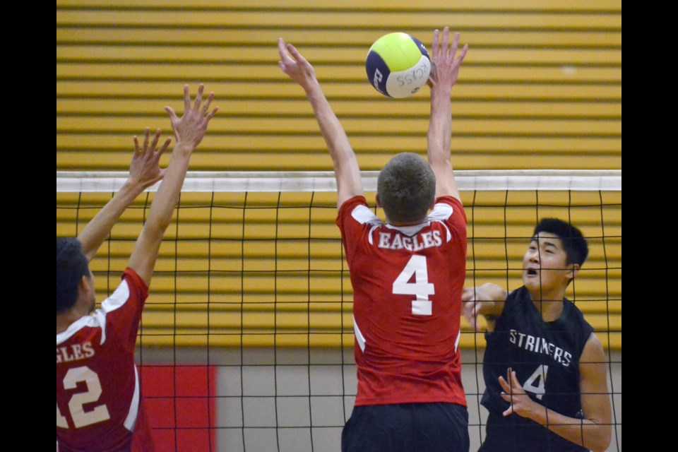 Top 10 AA ranked McRoberts Strikers capped a perfect run in Richmond Senior Boys Volleyball League regular season play with a 3-1 win over Richmond Christian on Tuesday. They will now look to defend their title at the Richmond Championships, starting Monday.
