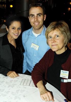 Event co-ordinator Yudi S"nnichsen, Cool North Shore director and Cool Drinks lead Maxwell Sykes and volunteer Carolyn Cole