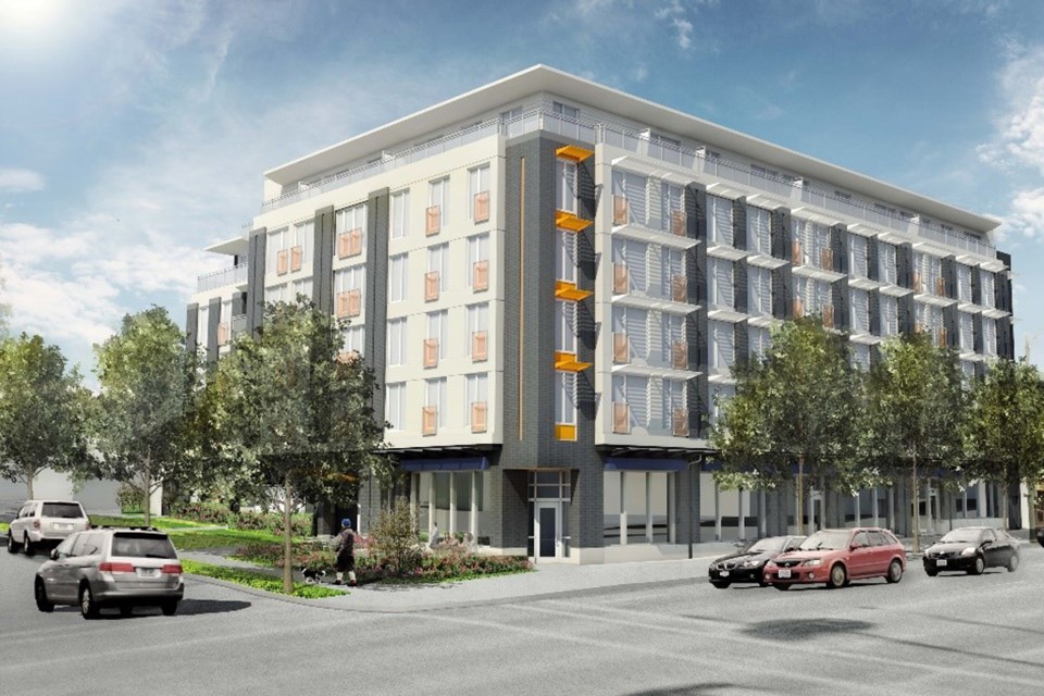 The Heights, an apartment complex, which is aiming for Passive House certification, is expected to o
