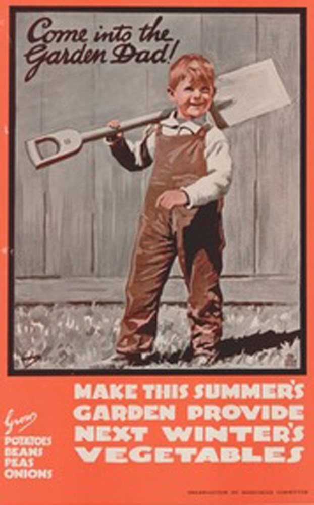 Victgory gardening poster