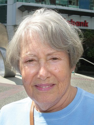 Anne Hermon, North Vancouver: I'd be happy if they got one medal. I think they're working very hard and any medals are good enough.
