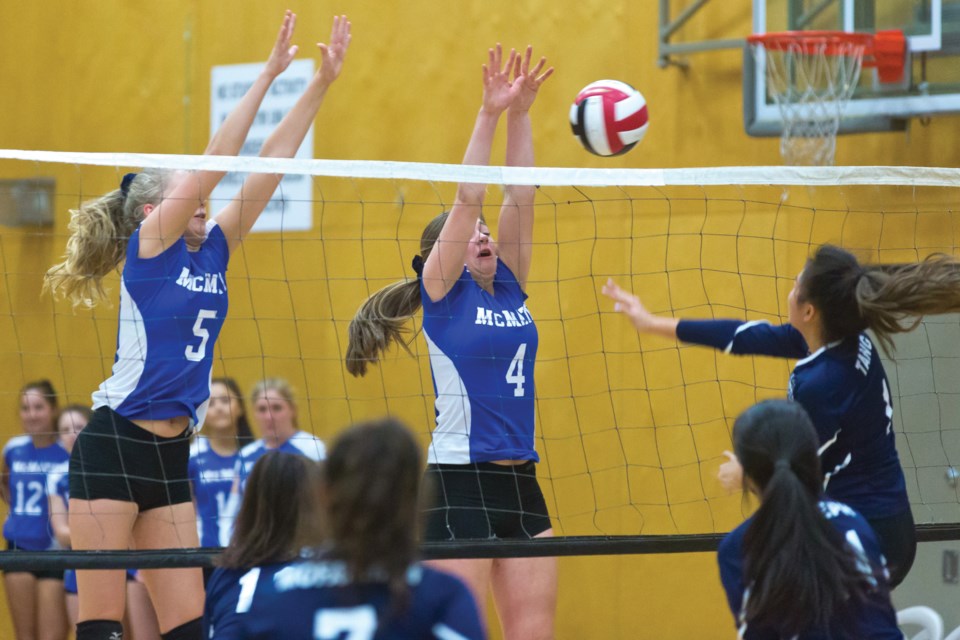 McMath Wildcats are Richmond Senior Girls volleyball champions after a straight set win over McNair in the championship match.