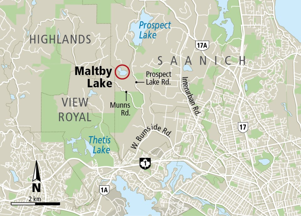 Map - Maltby Lake