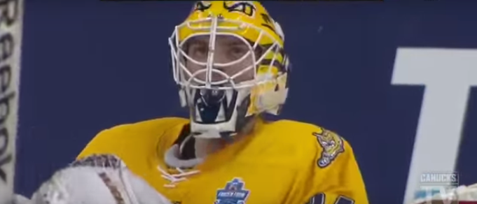 Prince George minor hockey product Michael Garteig has gotten the call from the Vancouver Canucks. He was featured in a Vancouver Canucks highlight reel when the team announced in April 28 they signed him to a 1-year entry level contract.