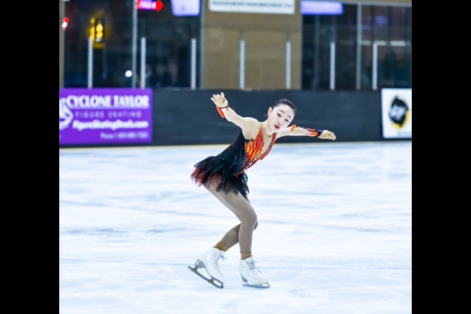 Burnaby’s Sarah Tamura made her debut in senior competition a successful one, skating to gold at last week’s Skate Canada BC/YK Sections in Kelowna.