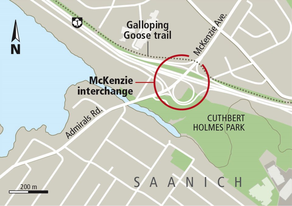 Map - McKenzie interchange