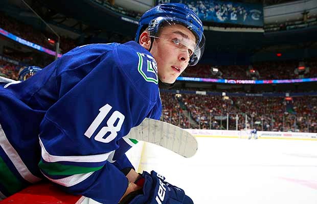 Jake Virtanen looking contemplative