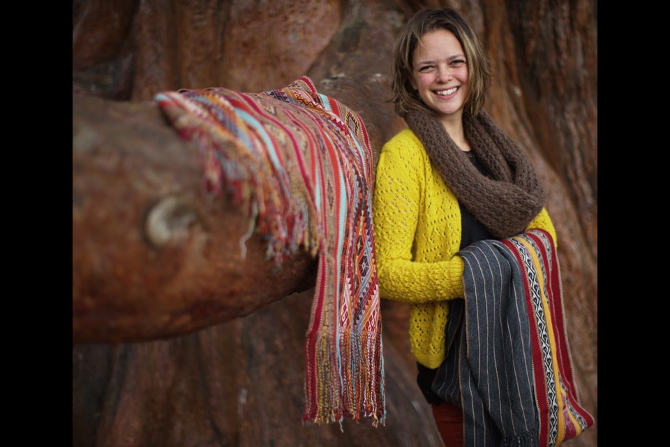 Ashli Akins has founded a charity that promotes fair trade for traditional weavers in Peru.
