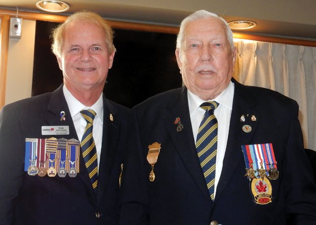The Legion Zone Commander Dale Johnson (left) and Dave Mitchell.