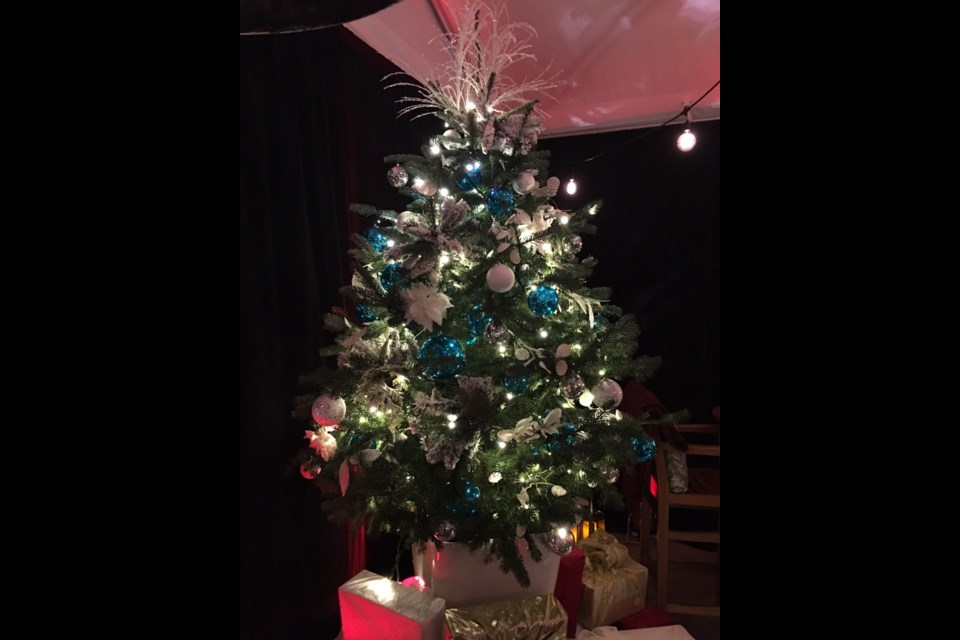 It's beginning to look a lot like Christmas at Reflections Winter Terrace at Rosewood Hotel Georgia.