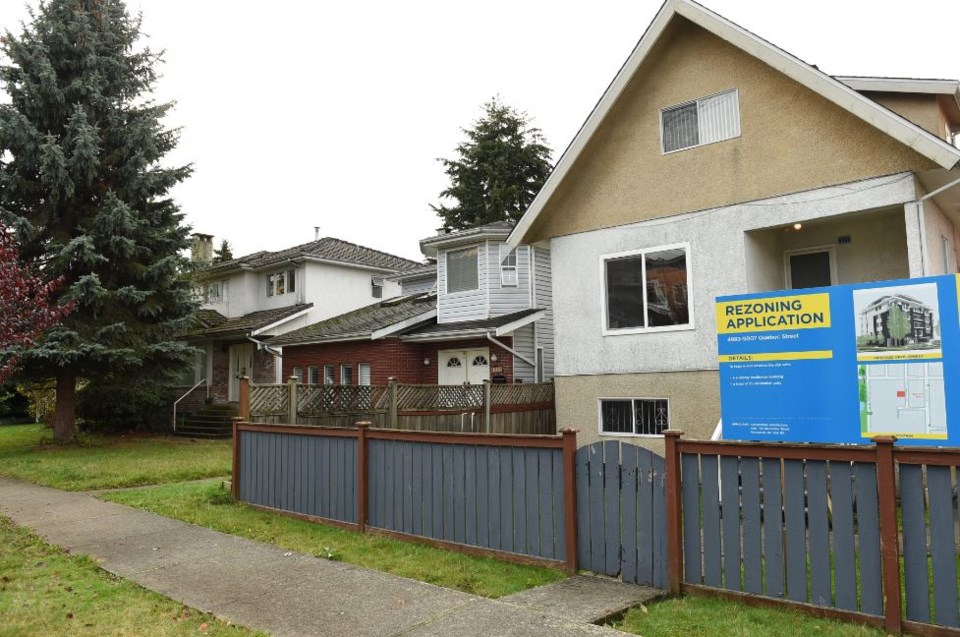 The Cohousing complex will be built on three lots at 4983 to 5007 Quebec St. Photo Dan Toulgoet