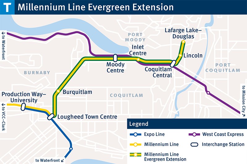 Evergreen Extension map