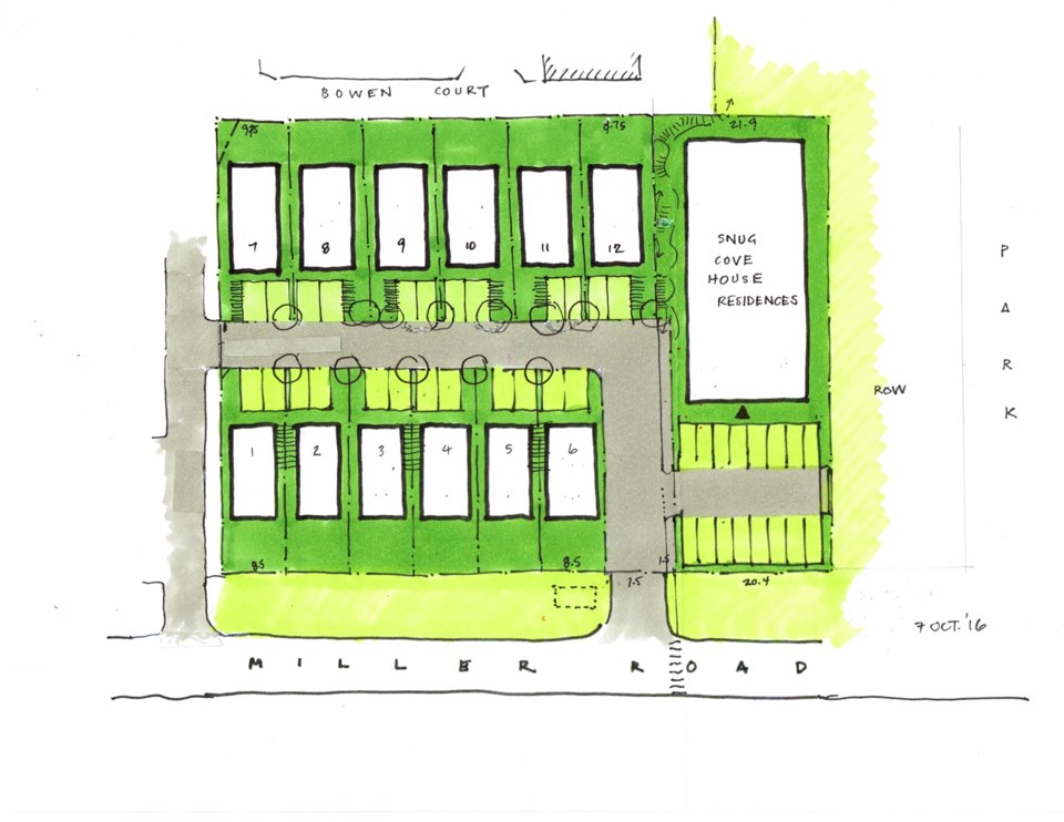 Snug Cove House drawing