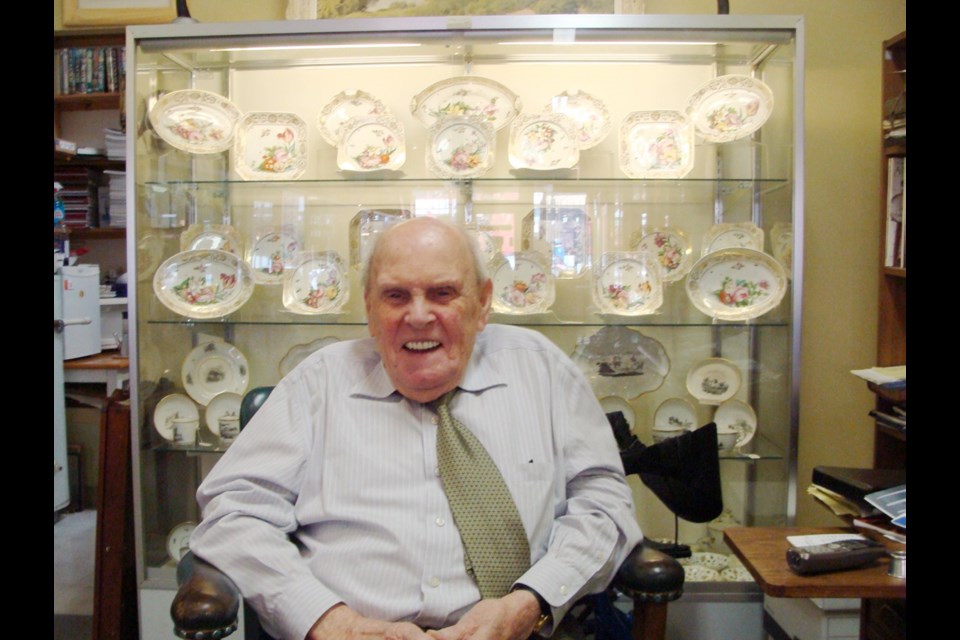Leonard Clarke at his Pacific Antiques store at 829 Fort St.