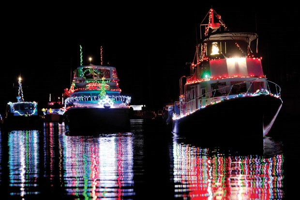In a Ladner holiday tradition, colourful carol ships will sail into Ladner Harbour this Friday and Saturday nights.