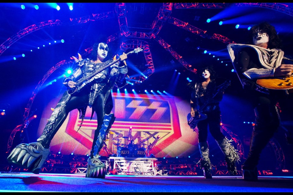 KISS perfoms at the Save on Foods Memorial Centre.
