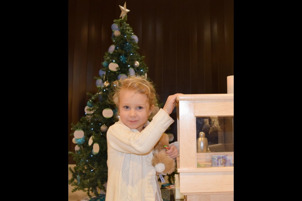 Sophie, 4, has been raising funds for Victoria Hospice since she was two in memory of her grandfather.