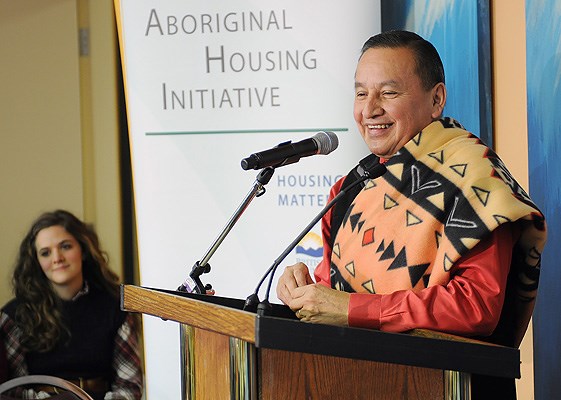 Grand Chief Stewart Phillip spoke at the official opening of the Aboriginal Mother Centre on Dundas Street in December 2011. He calls White the "matriarch of matriarchs."