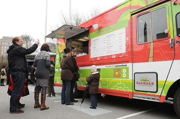 Twelve new food vendors will join the rest of the food vendors already operating in the city. Four were on hand at city hall Monday morning.