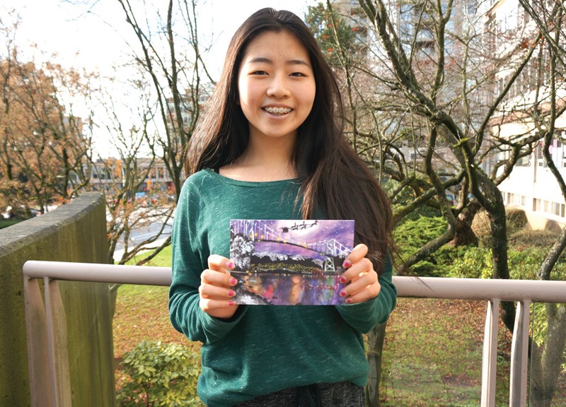 Card contest win holds special meaning for NV student