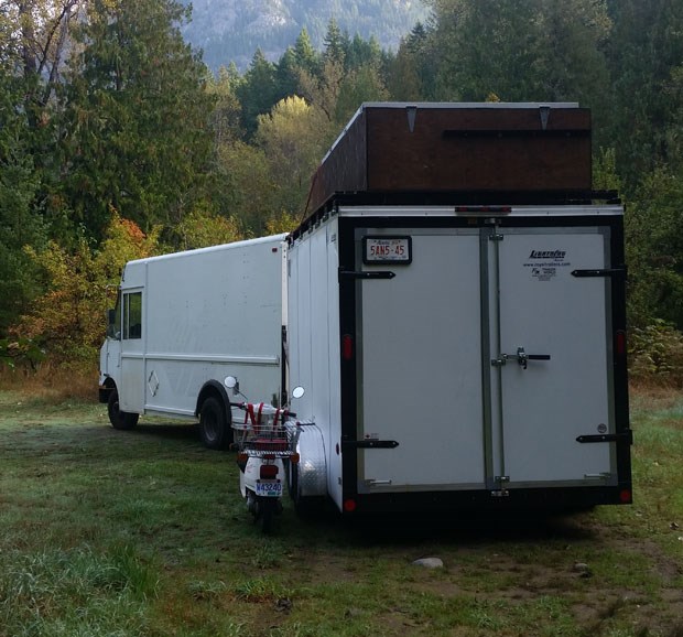 Owners of an apothecary business had their trailer and mobile laboratory stolen from the Tsawwassen ferry terminal sometime between 9 p.m. Friday night and Sunday evening.
