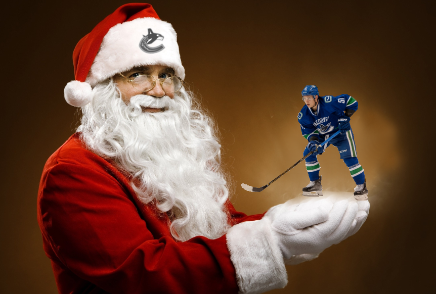 Canucks Santa