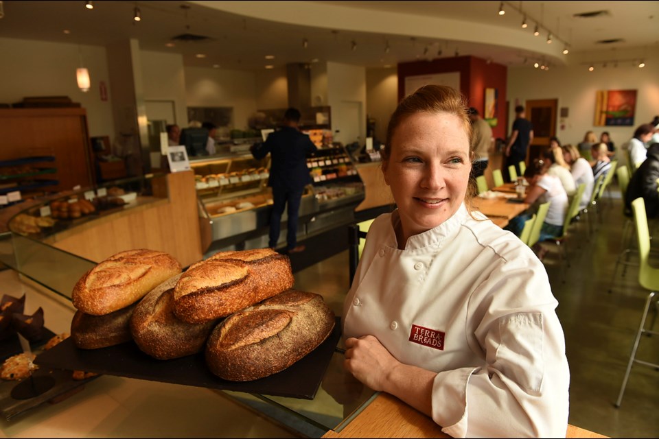 Mary Mackay, who’s been with Terra Breads since its inception in 1993, attributes the bakery’s success to three things: the mother, good ingredients and its people. Photo Dan Toulgoet.
