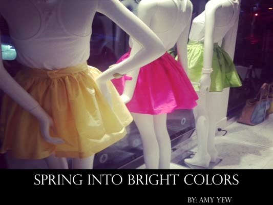Partyskirts at Blubird on Alberni is kick starting spring with bold and bright colors.