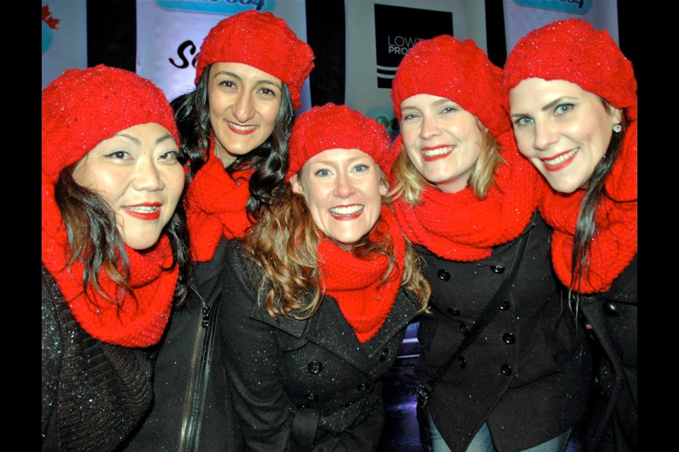 Choral group Sweet Scarlett won the hearts of attendees taking home the People’s Choice Award at the city’s second annual Yuel Duel caroling competition in Gastown.