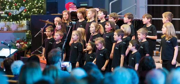 The Delta Children’s Choir performed in the Delta Choral Society’s That’s Christmas to Me at the South Delta Baptist Church earlier this month. The group’s annual Christmas concert also featured performances by the Delta Community Choir and Tapestry as well as special guests.